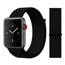 Load image into Gallery viewer, Nylon Sport Loop Soft Strap for Apple Watch 4/3/2/1 Breathable Replacement Watchbands For Apple Watch Band 38mm/40mm/42 mm/44 mm