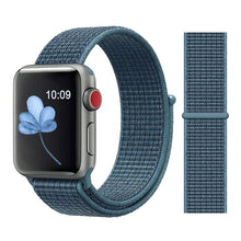 Load image into Gallery viewer, Nylon Sport Loop Soft Strap for Apple Watch 4/3/2/1 Breathable Replacement Watchbands For Apple Watch Band 38mm/40mm/42 mm/44 mm