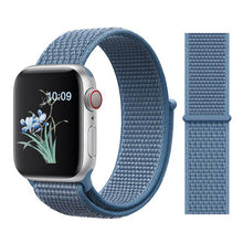 Load image into Gallery viewer, Nylon Sport Loop Soft Strap for Apple Watch 4/3/2/1 Breathable Replacement Watchbands For Apple Watch Band 38mm/40mm/42 mm/44 mm