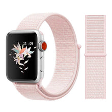 Load image into Gallery viewer, Nylon Sport Loop Soft Strap for Apple Watch 4/3/2/1 Breathable Replacement Watchbands For Apple Watch Band 38mm/40mm/42 mm/44 mm