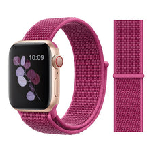 Load image into Gallery viewer, Nylon Sport Loop Soft Strap for Apple Watch 4/3/2/1 Breathable Replacement Watchbands For Apple Watch Band 38mm/40mm/42 mm/44 mm