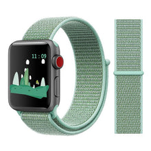 Load image into Gallery viewer, Nylon Sport Loop Soft Strap for Apple Watch 4/3/2/1 Breathable Replacement Watchbands For Apple Watch Band 38mm/40mm/42 mm/44 mm