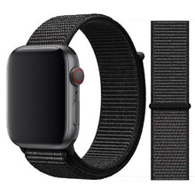 Load image into Gallery viewer, Nylon Sport Loop Soft Strap for Apple Watch 4/3/2/1 Breathable Replacement Watchbands For Apple Watch Band 38mm/40mm/42 mm/44 mm