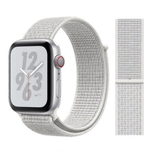 Load image into Gallery viewer, Nylon Sport Loop Soft Strap for Apple Watch 4/3/2/1 Breathable Replacement Watchbands For Apple Watch Band 38mm/40mm/42 mm/44 mm