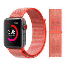 Load image into Gallery viewer, Nylon Sport Loop Soft Strap for Apple Watch 4/3/2/1 Breathable Replacement Watchbands For Apple Watch Band 38mm/40mm/42 mm/44 mm