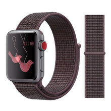 Load image into Gallery viewer, Nylon Sport Loop Soft Strap for Apple Watch 4/3/2/1 Breathable Replacement Watchbands For Apple Watch Band 38mm/40mm/42 mm/44 mm