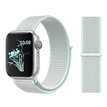 Load image into Gallery viewer, Nylon Sport Loop Soft Strap for Apple Watch 4/3/2/1 Breathable Replacement Watchbands For Apple Watch Band 38mm/40mm/42 mm/44 mm